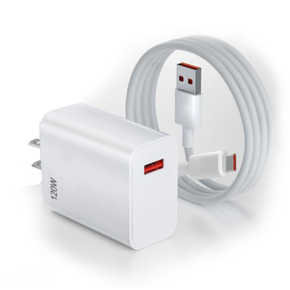 Cargador Carga Super Rapida 66W + 120W Compatible Honor + Huawei