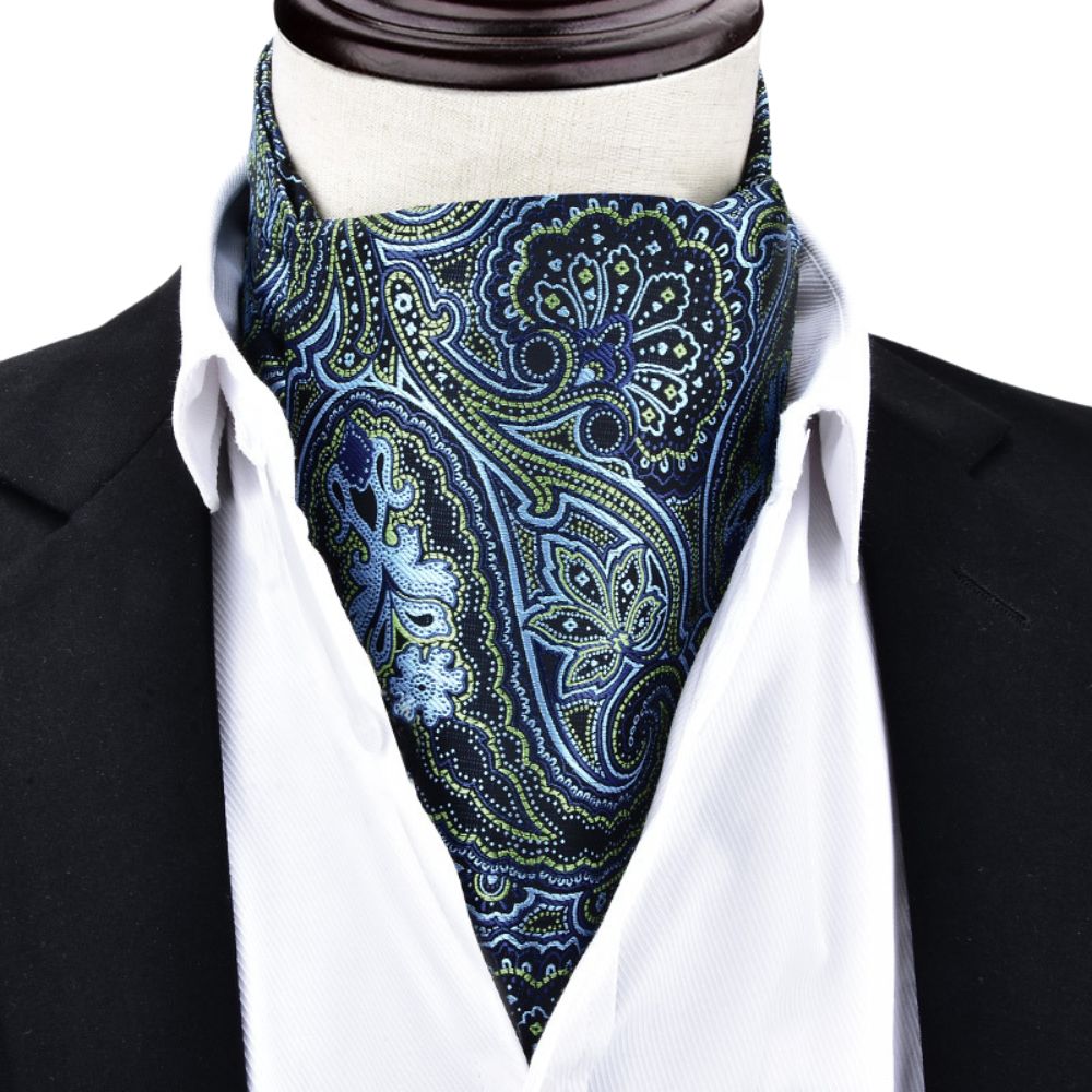 Bufanda Corbata Hombre Seda Omar Multicolor