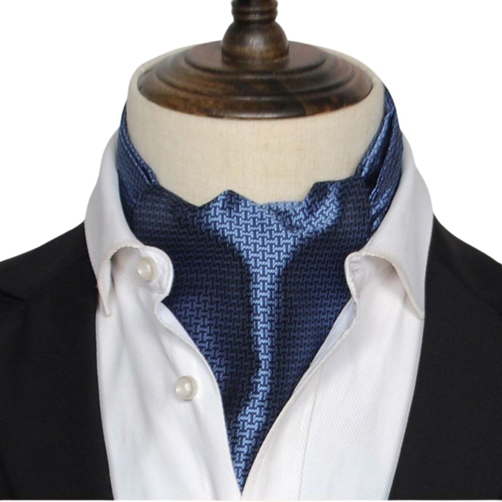 Corbata Bufanda Hombre Boda Richard - Azul Acero