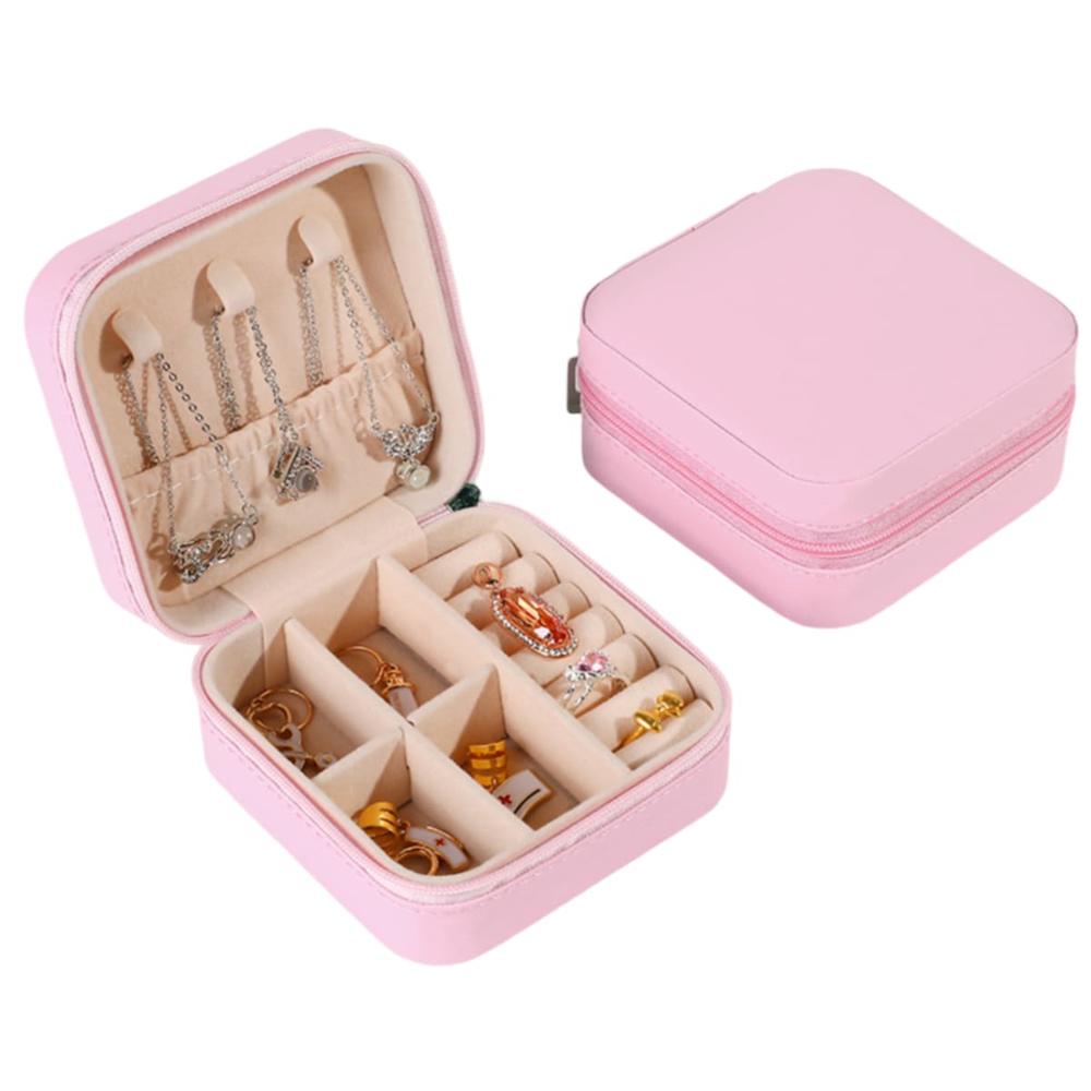 Mini Joyero Portátil Modelo M1 Rosado  449RSC02