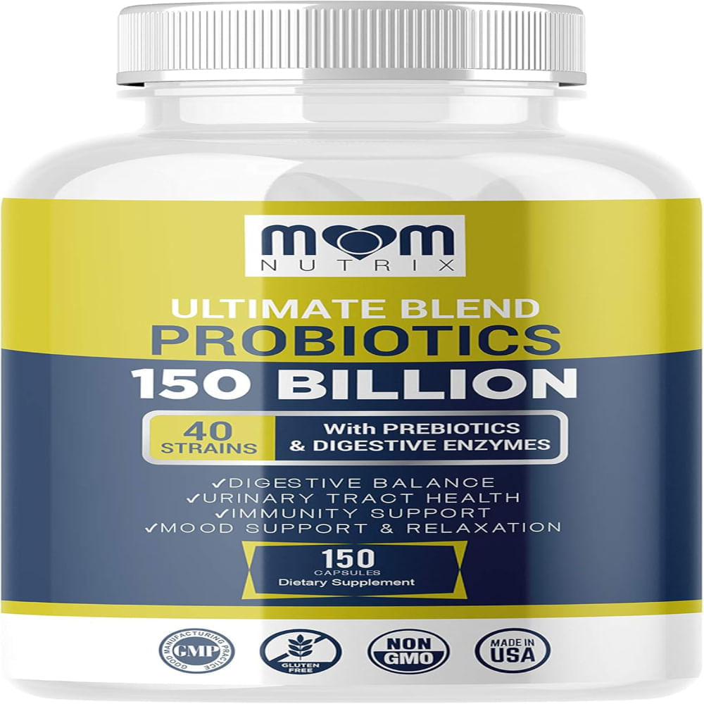 Probioticos Mom Nutrix 150 Billion 40 cepas 150 Capsulasulas