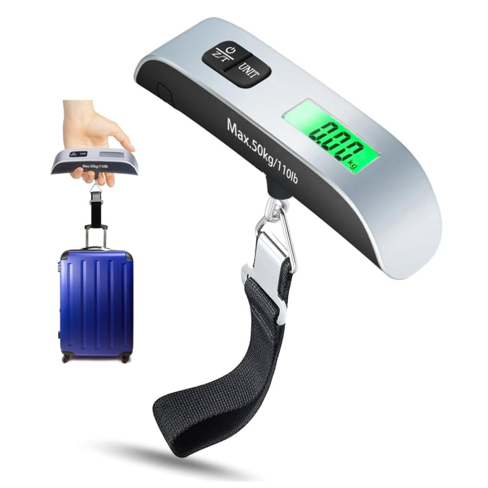 Báscula portátil electrónica digital Imtively para equipaje