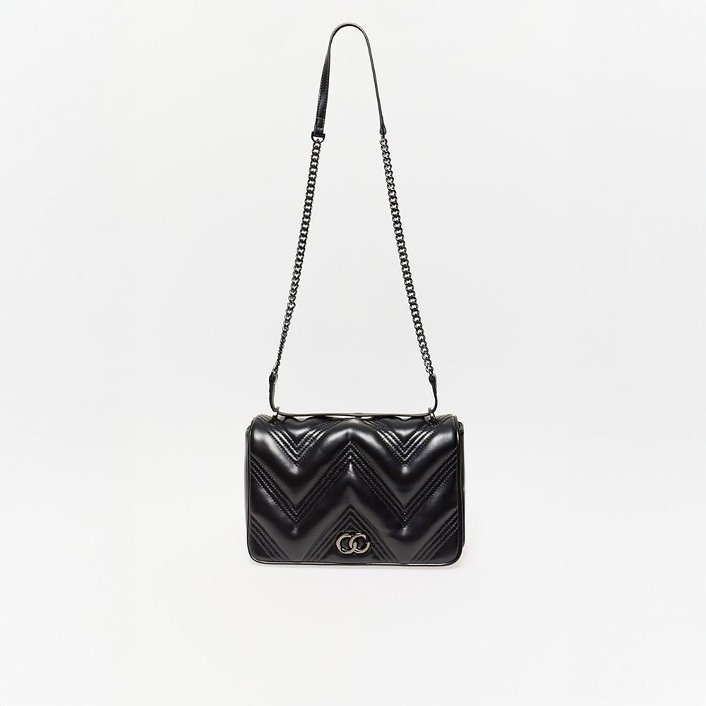 Cartera Sfera Mujer Grande Acolchada Negro