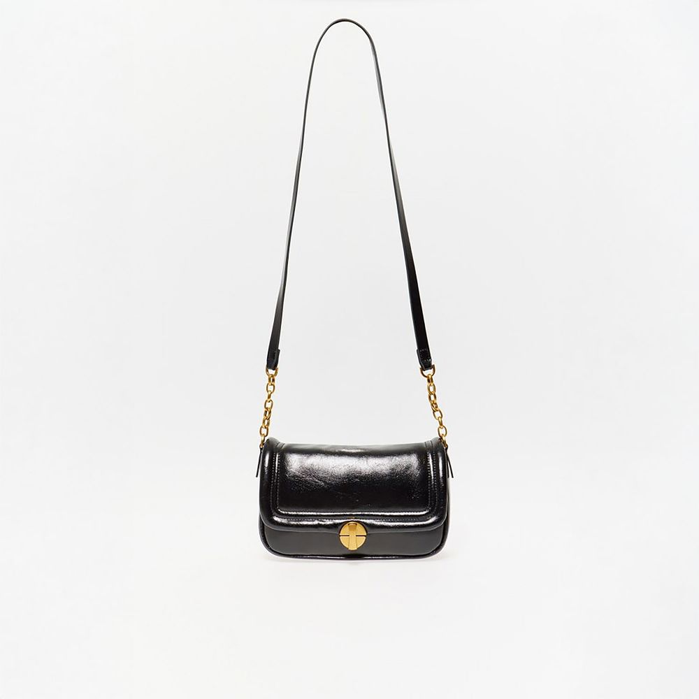 Cartera Sfera Mujer Charol Negro
