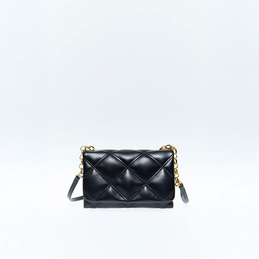 Cartera Sfera Mujer Acolchada Negro