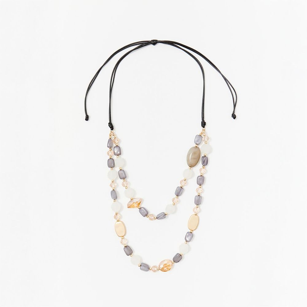 Collar Sfera Mujer Cristales Multicolor