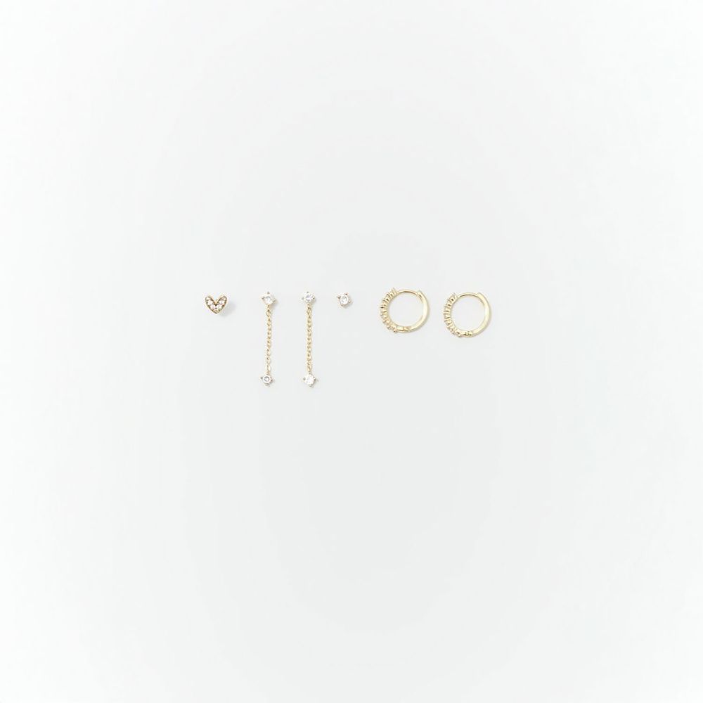 Aretes Sfera Mujer Bañados Oro Oro