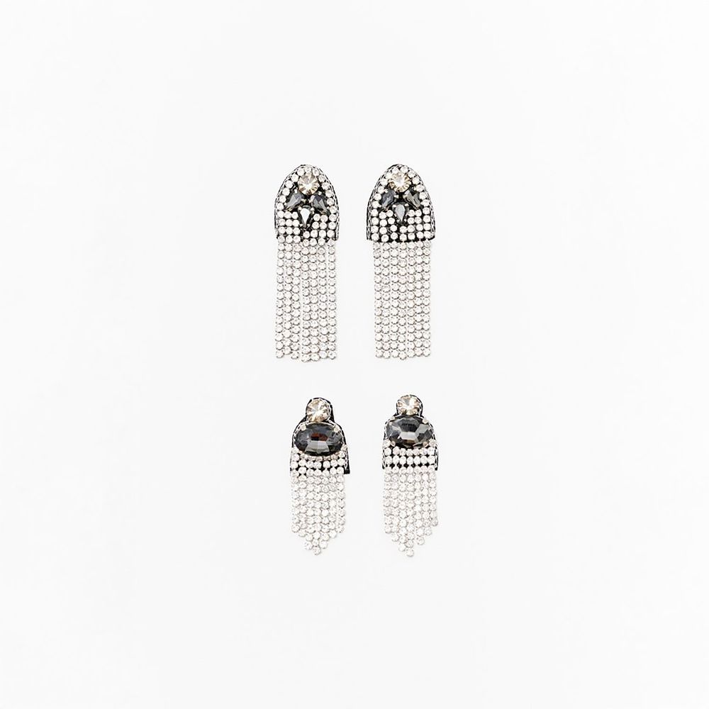 Set de Aretes Sfera Mujer Minijoya Plata