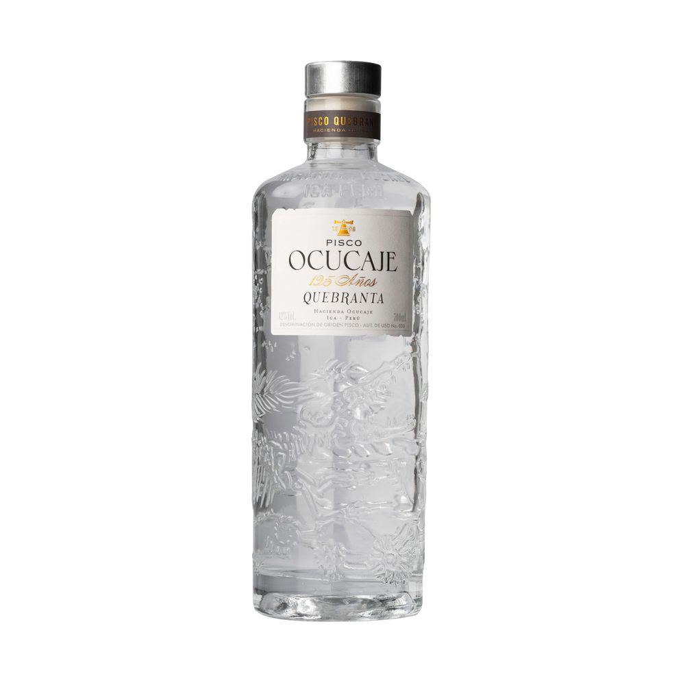 Pisco Ocucaje 125 Años Puro Quebranta Bt -700 Ml