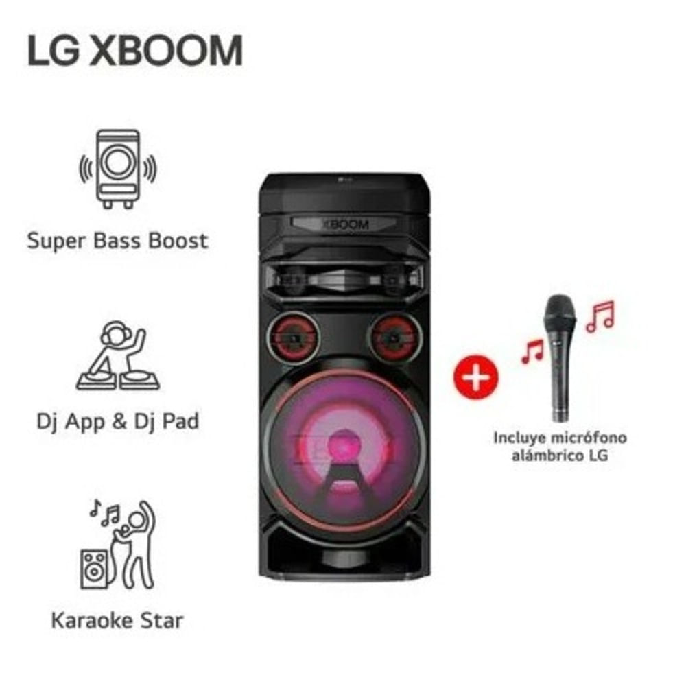 Torre de Sonido LG XBOOM RNC7 Multi-Bluetooth Karaoke Star