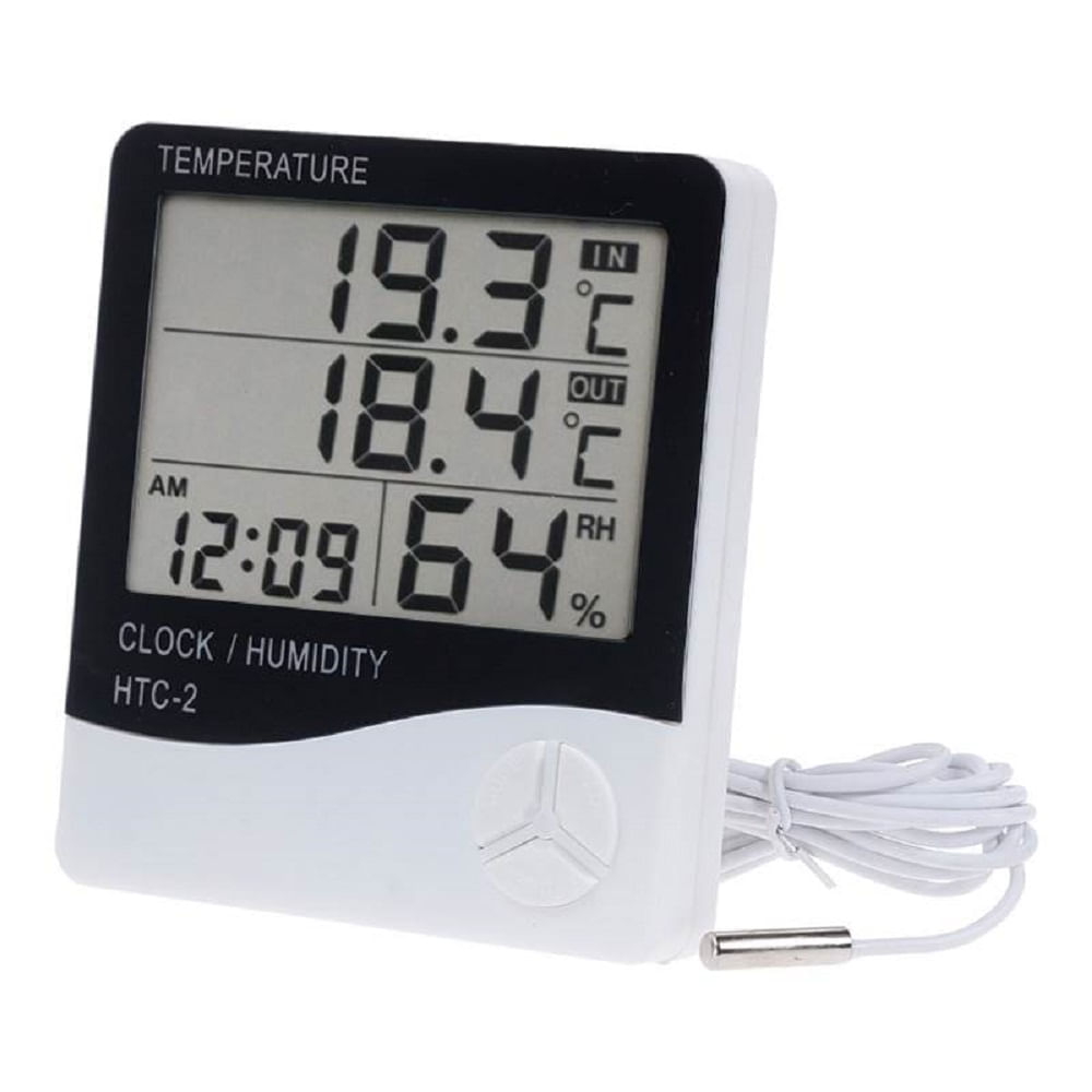 Medidor Humedad y Temperatura LCD con Higometro HTC-2
