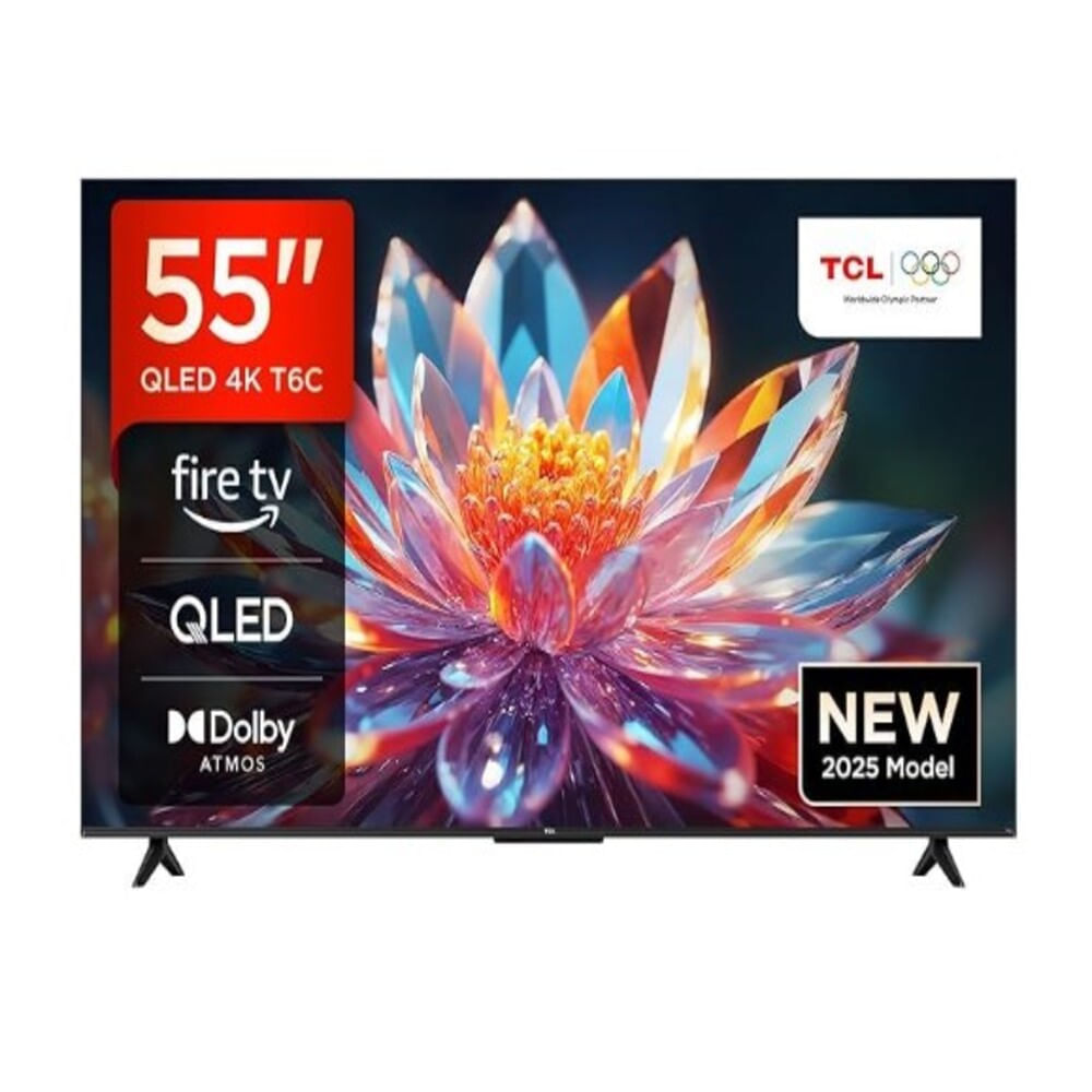 Televisor TCL QLED 55"" Smart TV Ultra HD 4K Año 2025 55T6C