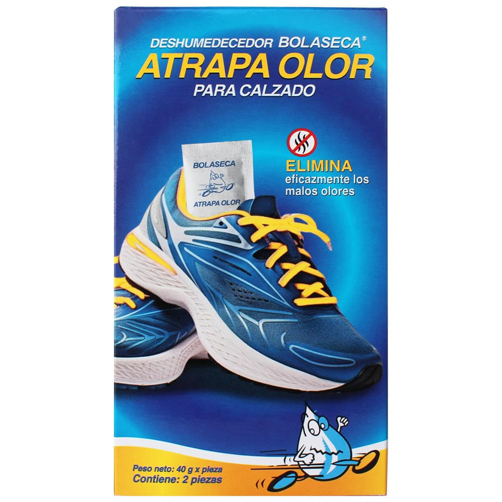 Deshumedecedor BOLASECA Atrapa Olor Calzado 40g Caja 2un
