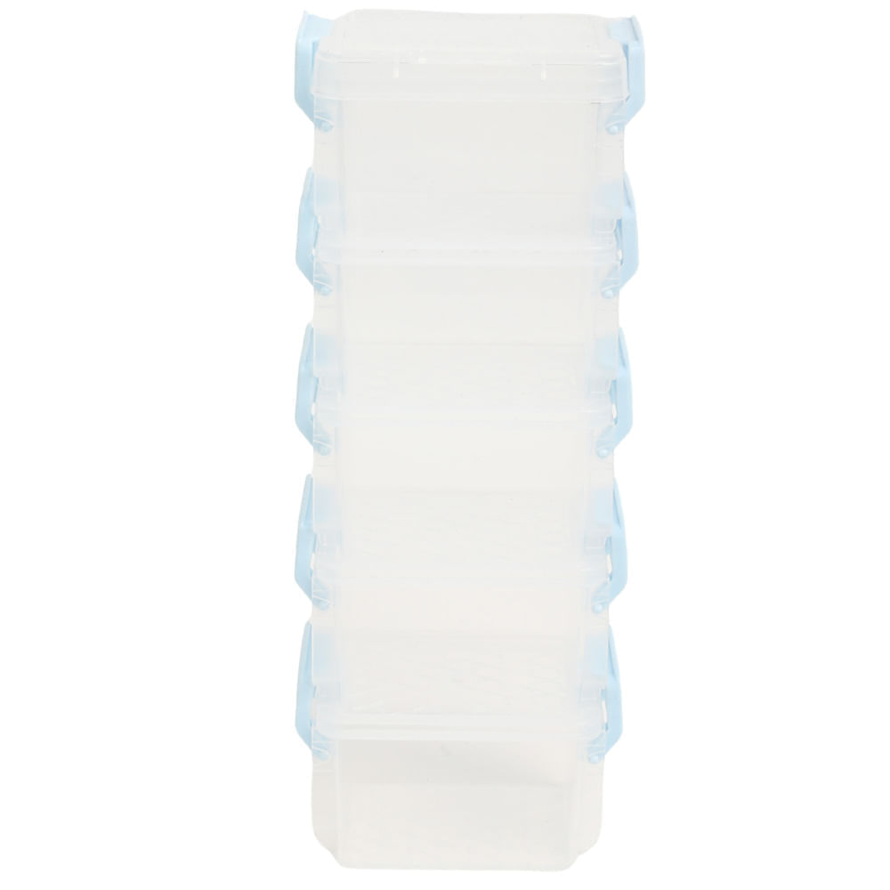 Set de Cajas Organizadoras VIVA HOME Transparente 5un