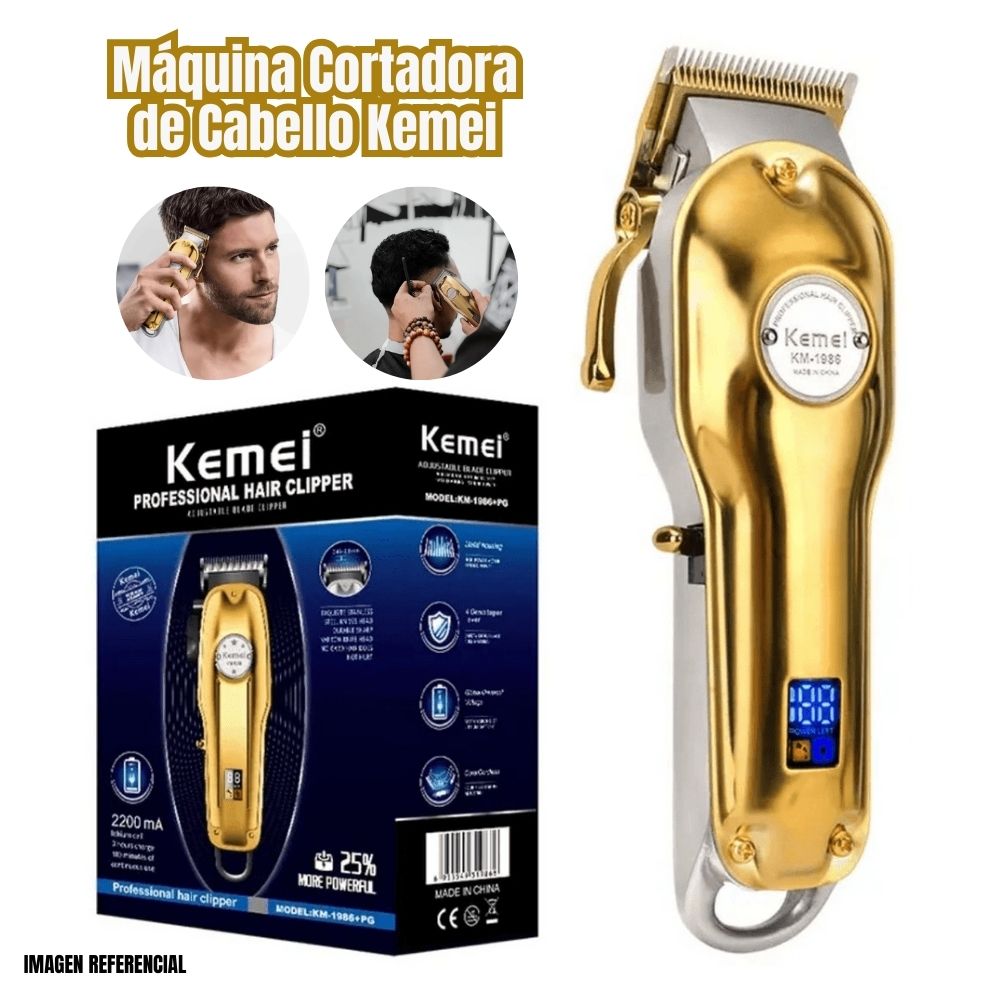 Maquina de Cortar Cabello KEMEI KM1986