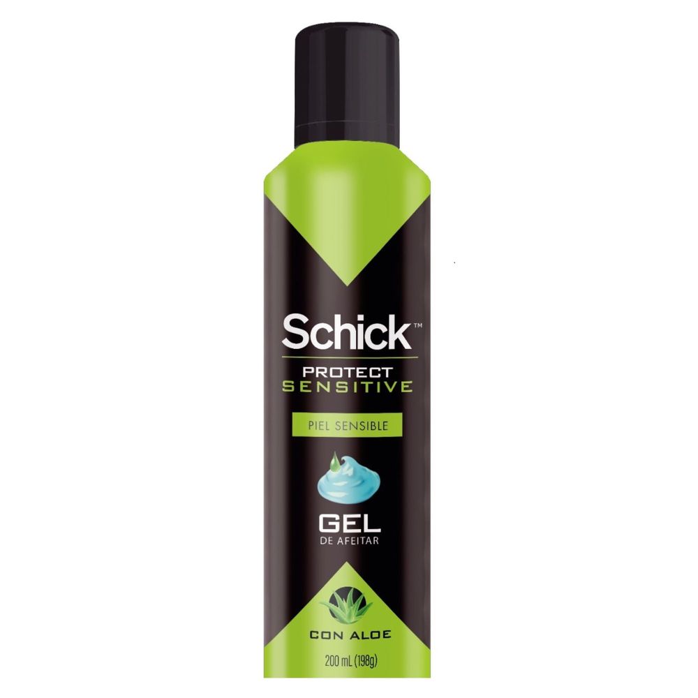 Gel de Afeitar SCHICK Protect Extra Sensitive Frasco 200ml