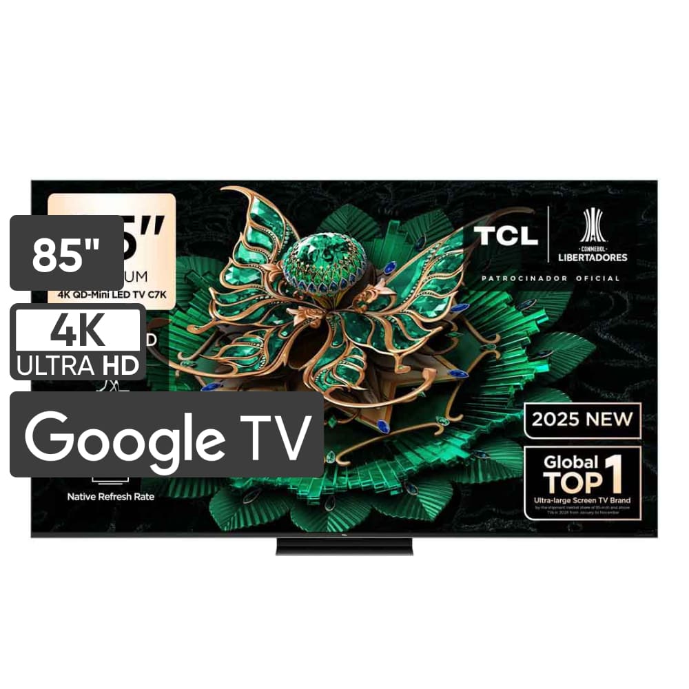 Televisor TCL Mini LED 85"" UHD 4K Smart TV 85C7K