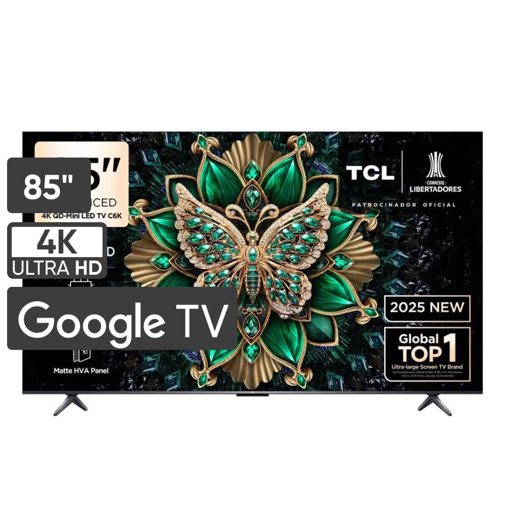 Televisor TCL Mini LED 85"" UHD 4K Smart TV 85C6K