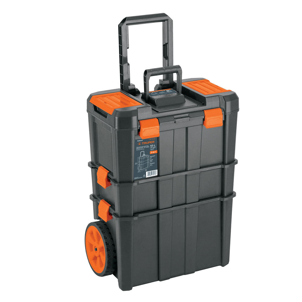 Caja para Herramientas 19"" x 25"" 3 en 1 53L Truper 102644