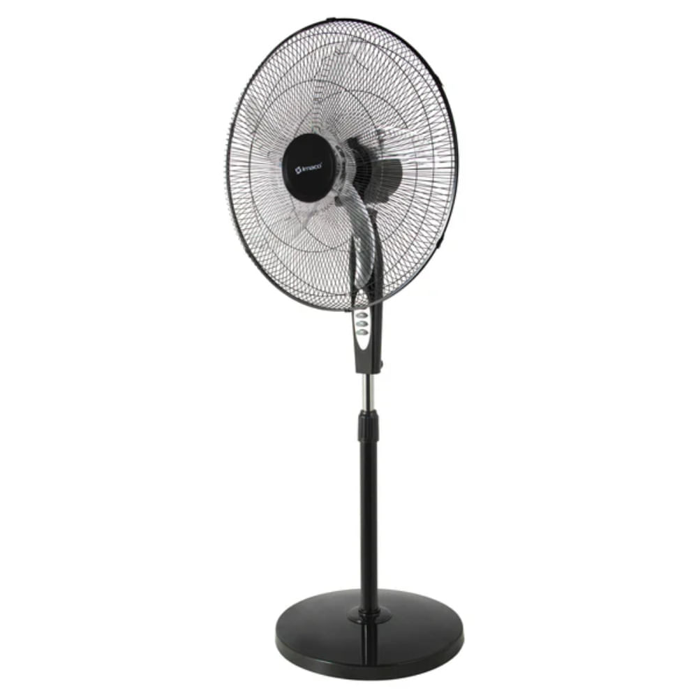 Ventilador de Pedestal Imaco FS9320 de 20"" Semi-Industrial con 3 Velocidades, Base Estable y 5 Aspas