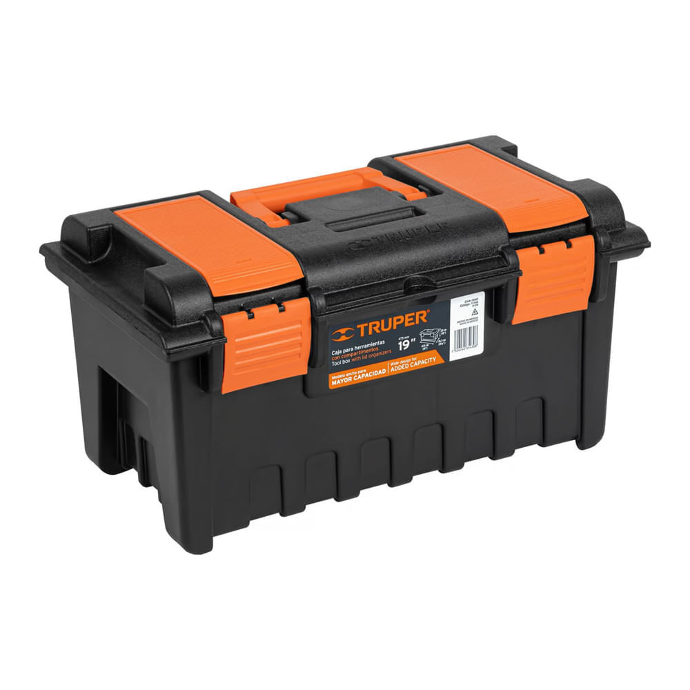 Caja para Herramientas 19"" con Compartimentos Truper 11143