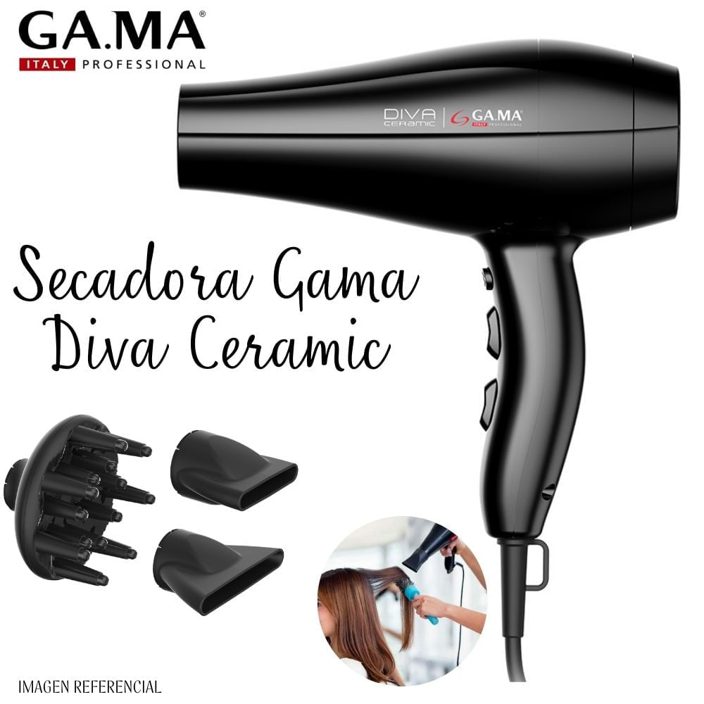 Secadora Profesional de Cabello Gama Diva Ceramic