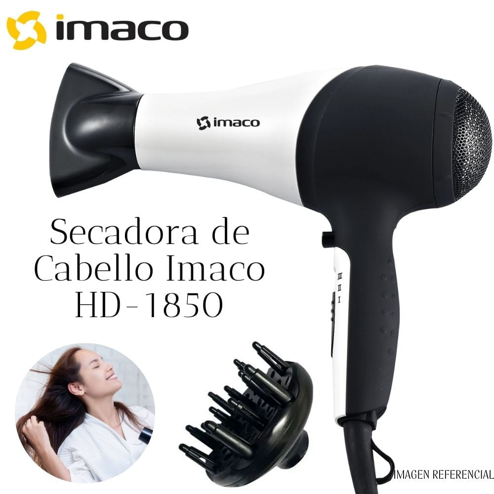 Secadora de Cabello Imaco 1800 Watts - HD1850