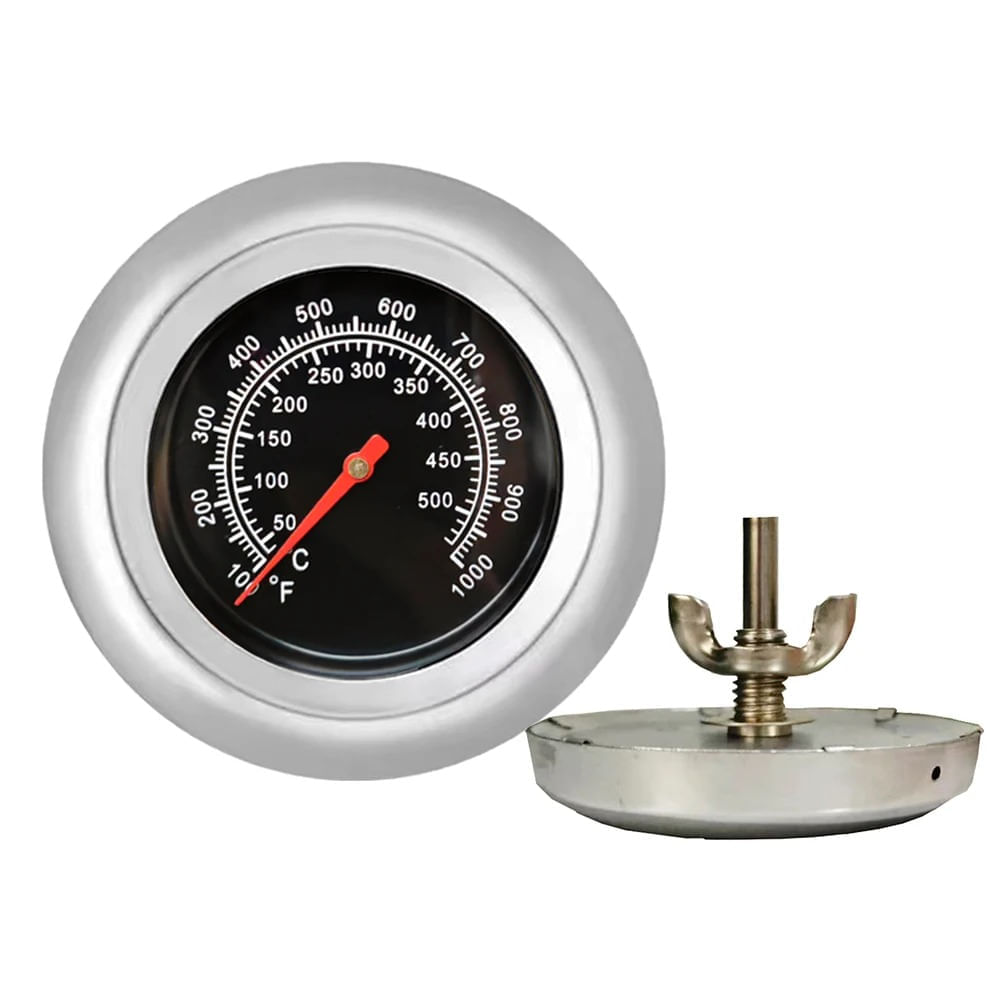 Termometro Horno Empotrar Pantalla Grande 7.6cm Acero 500°C