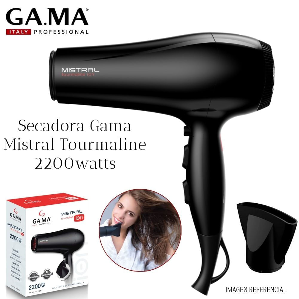 Secadora de Cabello Gama Mistral Tourmaline  2200 watts