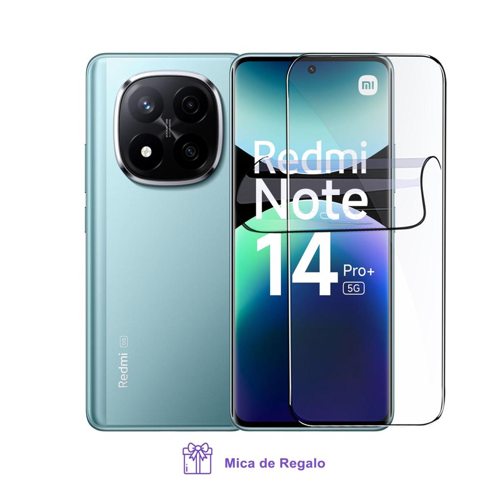 Xiaomi Redmi Note 14 Pro Plus 5G 12Gb Ram 512Gb Rom Azul con Mica Hidrogel