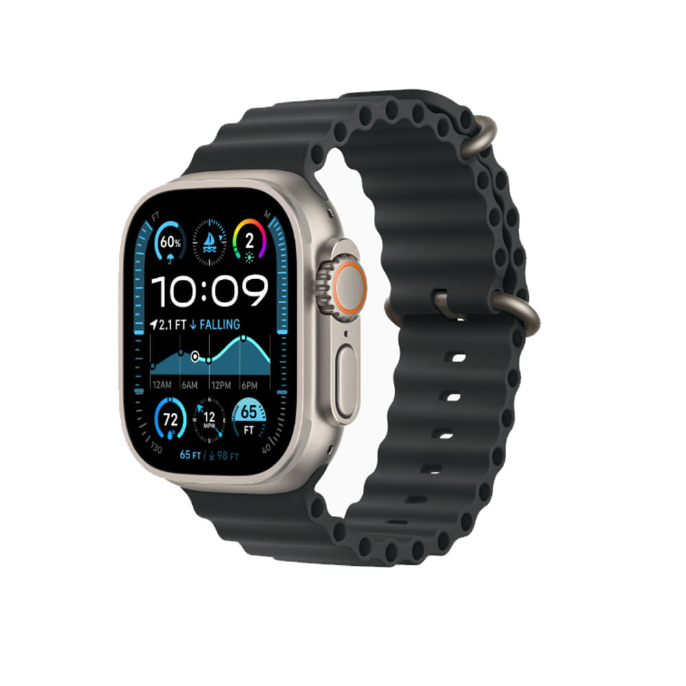 Apple Watch Ultra 2 Gps Celular Caja De Titanio Naturale 49mm Black Ocean Band