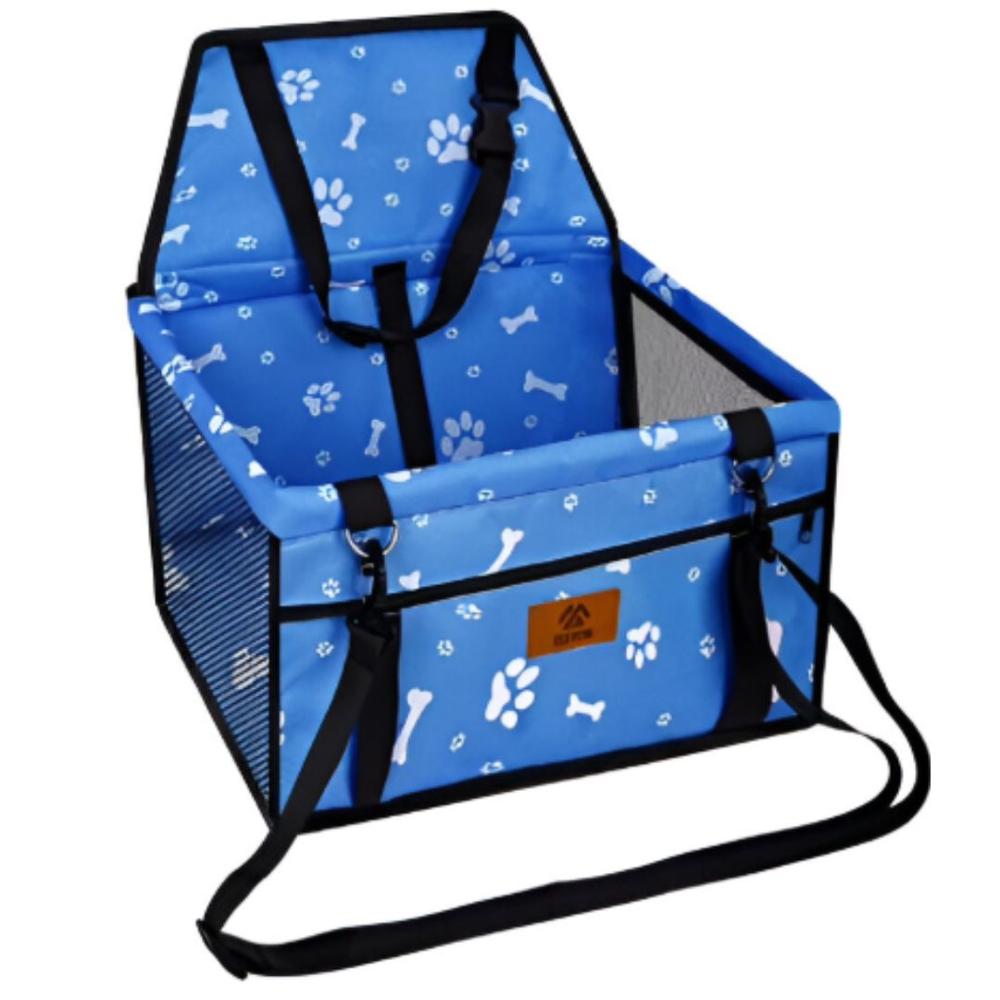 Asiento Portatil de Viaje para Mascotas Azul