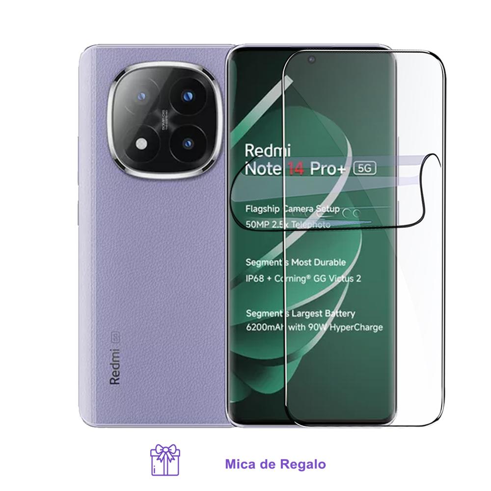 Xiaomi Redmi Note 14 Pro Plus 5G 12Gb Ram 512Gb Rom Purple con Mica Hidrogel