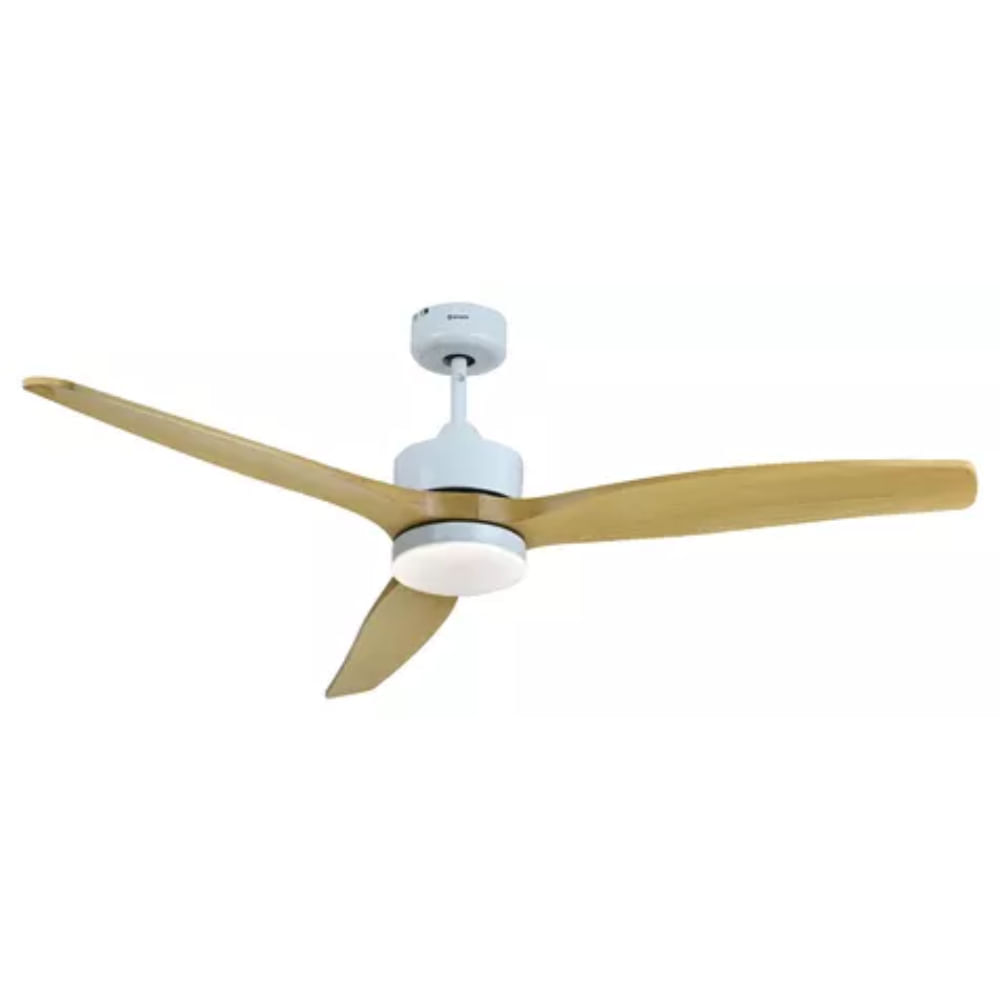 Ventilador Decorativo de Techo Imaco CF5235DC de 52"" con Luz LED, 6 Velocidades, Control Remoto