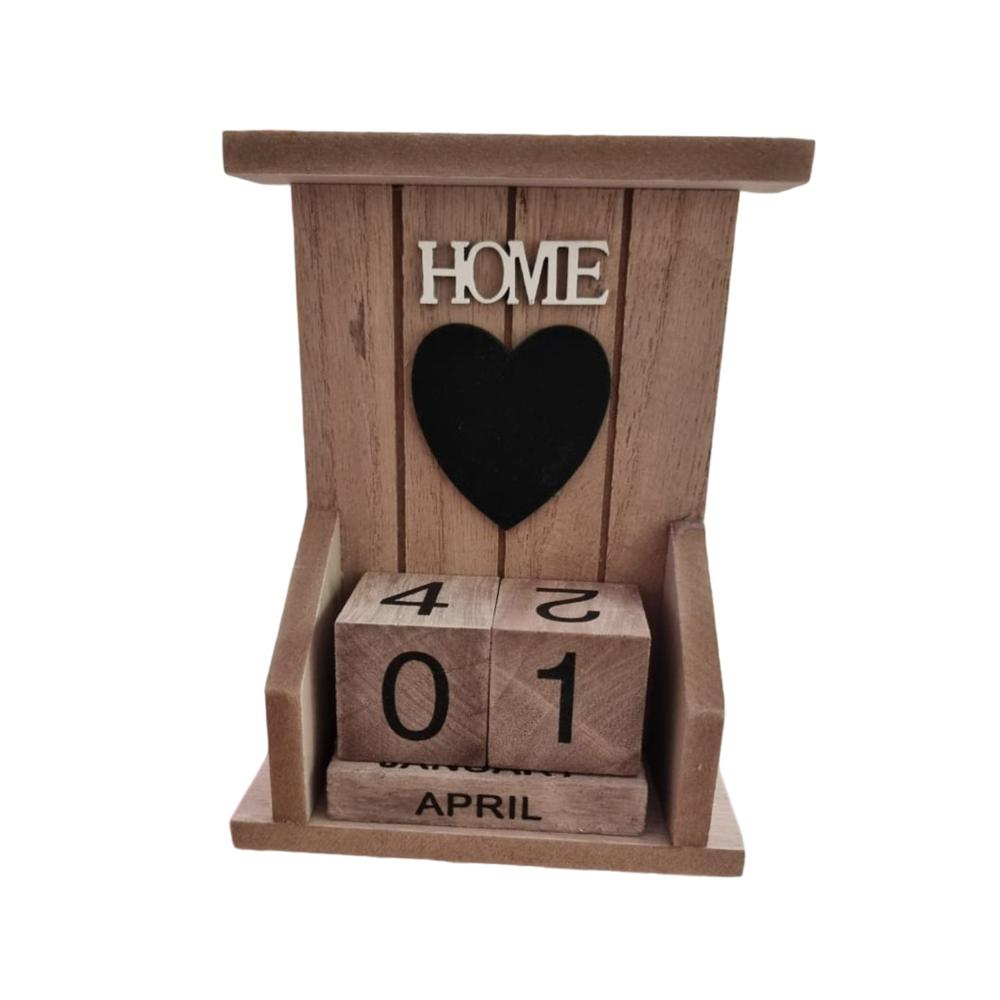 Calendario de Mesa Beige Vintage