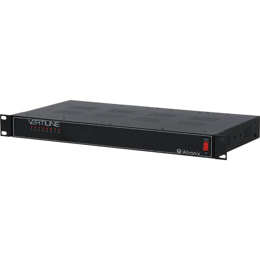 ALTRONIX Vertiline6D Fuente de Alimentación DC Montaje en Rack - Entrada 115 VAC, 60 Hz, 3A, 8 Salid