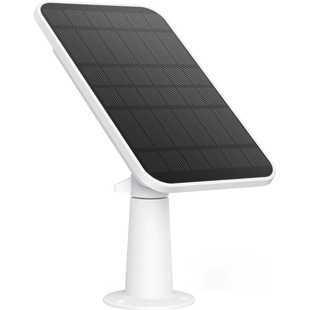 Cargador Solar eufy Security para Cámaras eufyCam - Panel Solar de 2.6W, Soporte de Montaje 360°, Ca