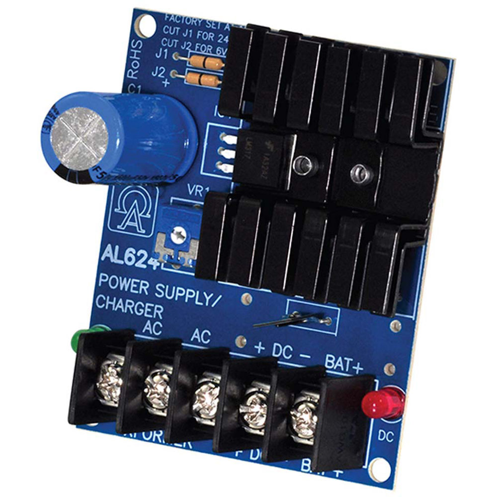 Placa de Fuente de Alimentación Lineal Altronix de Salida Única 6/12/24VDC