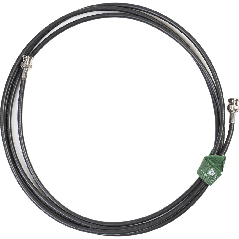 Cable de Antena Coaxial RF Venue RG8X de Baja Pérdida (Negro, 10') con Conectores BNC y Cable de 50