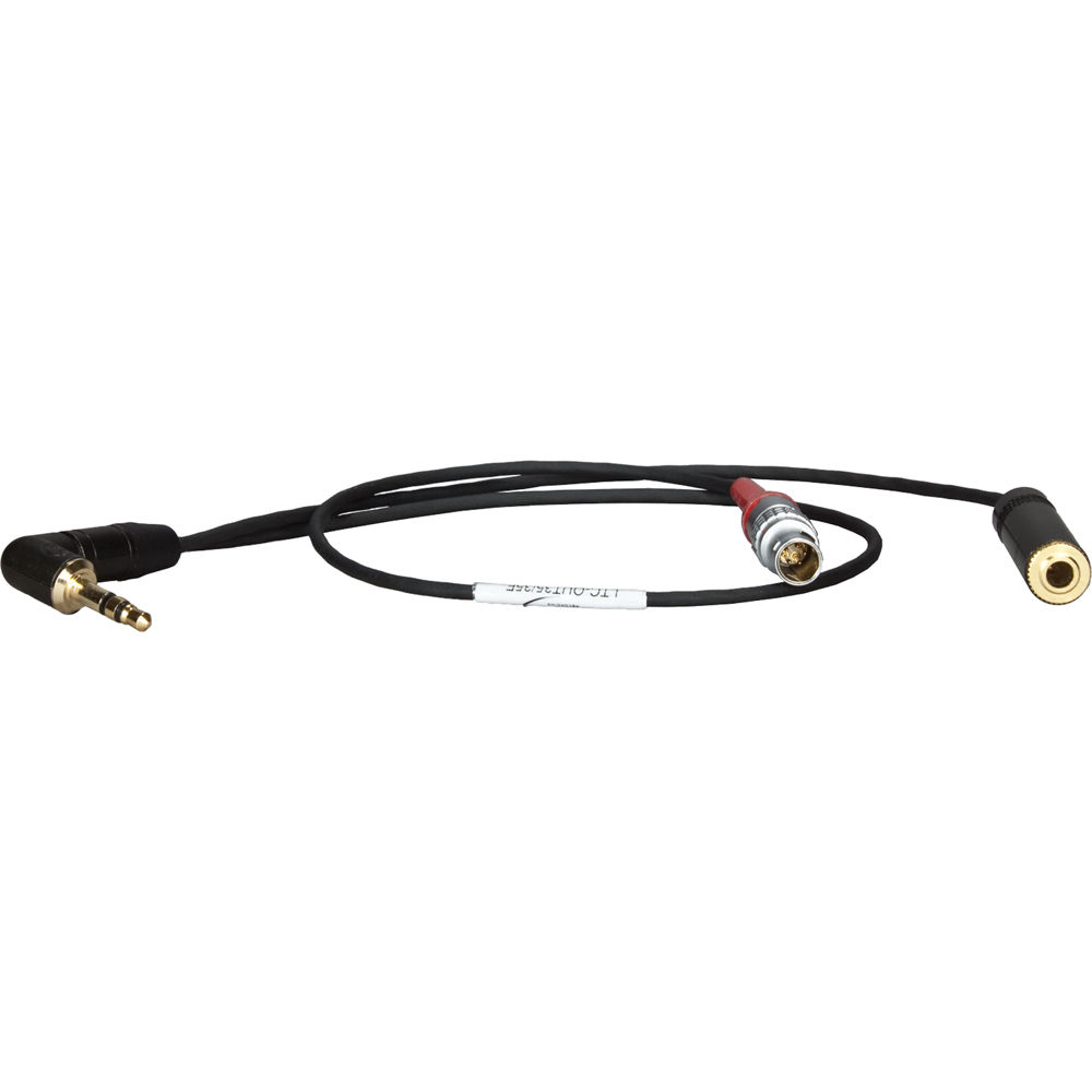 Cable de Grabación Ambiental LTC-OUT35/35F TC-OUT con LEMO de 5 Pines a 90 Grados + Jack - Cable de