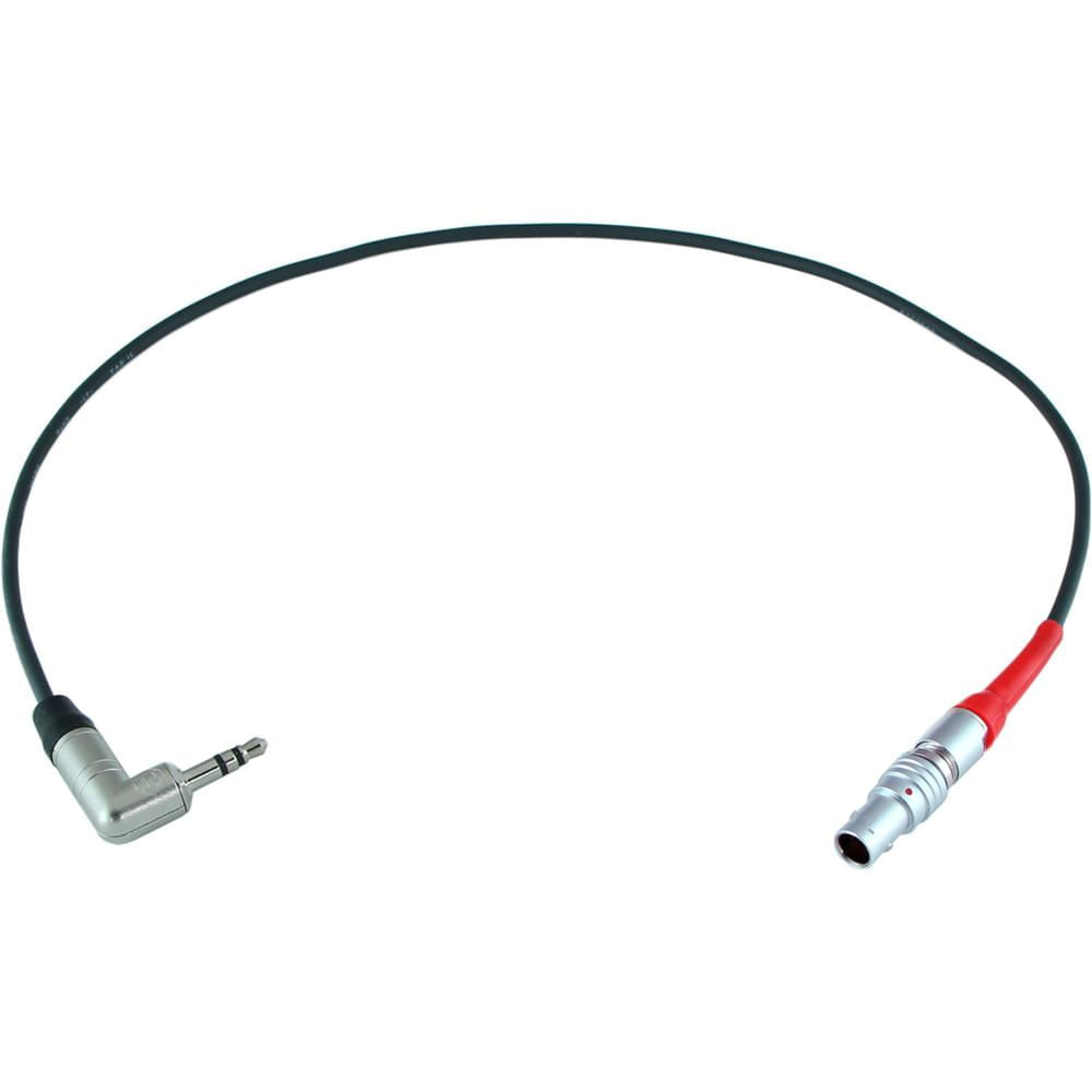 Cable de Sincronización Timecode para Tentacle Sync (15"") - Conector LEMO de 5 Pines y TRS de 3.5mm