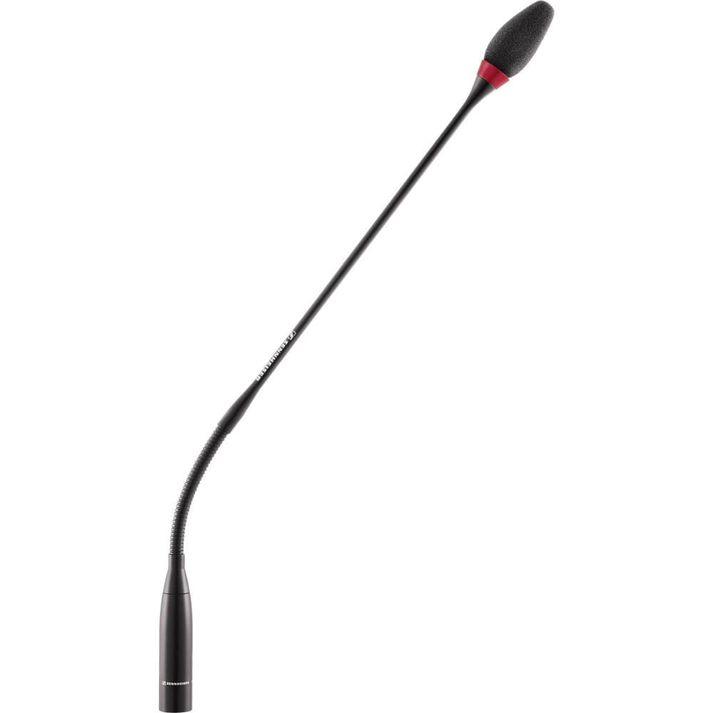 Micrófono de Ganso Sennheiser MEG 14-40-L (XLR 5-Pin, Anillo de Luz Roja) - Patrón Polar Cardioide,