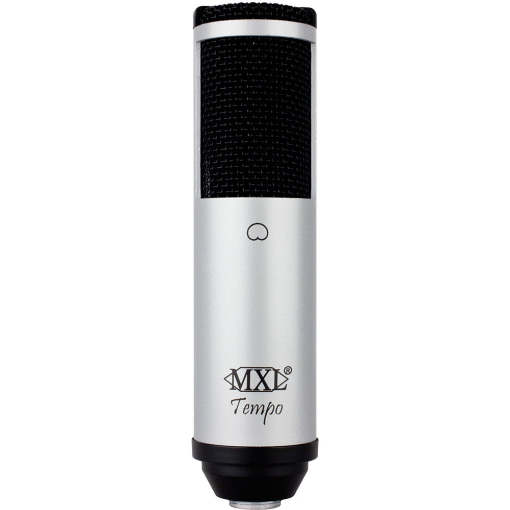 Micrófono de Condensador USB MXL TempoSK (Plata/Negro) para Podcasting y Medios de Voz - Calidad de