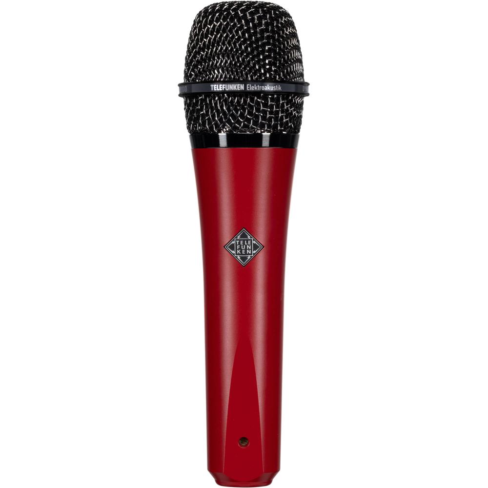 Micrófono Dinámico Telefunken M81 Custom Supercardioide (Cuerpo Rojo, Rejilla Negra) - Patrón Polar