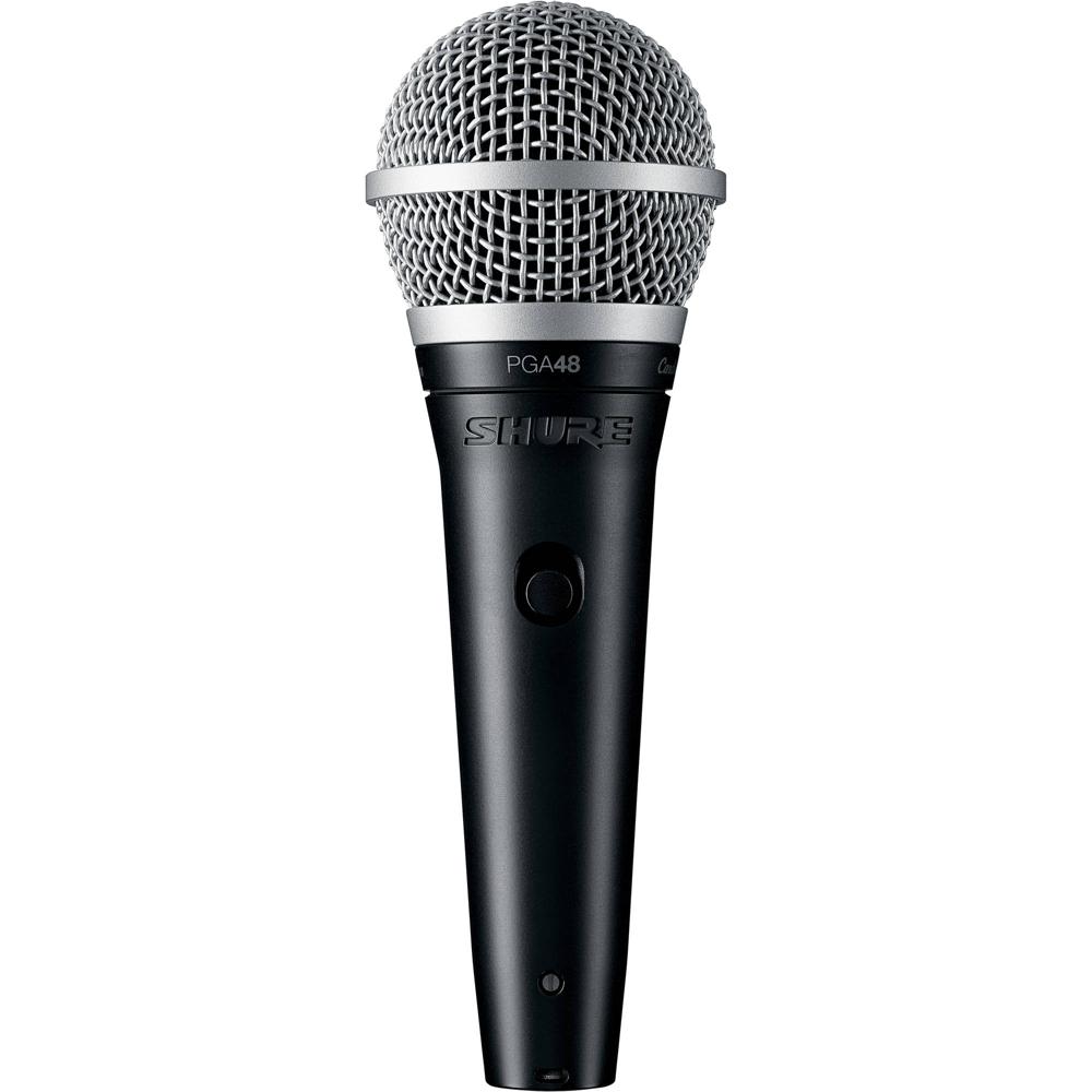 Micrófono Vocal Dinámico Shure PGA48 (Sin Cable) - Patrón Cardioide, Diseñado para Claridad en Voz,