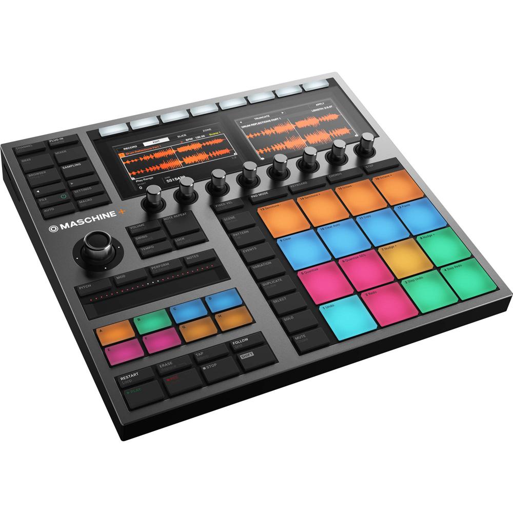 Instrumento de Producción y Rendimiento Autónomo Native Instruments MASCHINE+ con Muestras, Máquina