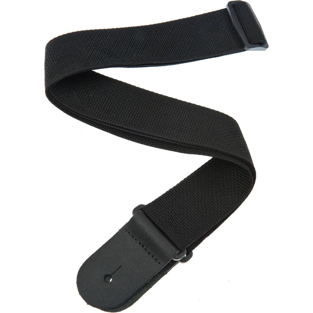 Correa para Guitarra D'Addario de Polipropileno de 2"" (Negra) - Ajustable, Cómoda y con Extremos de