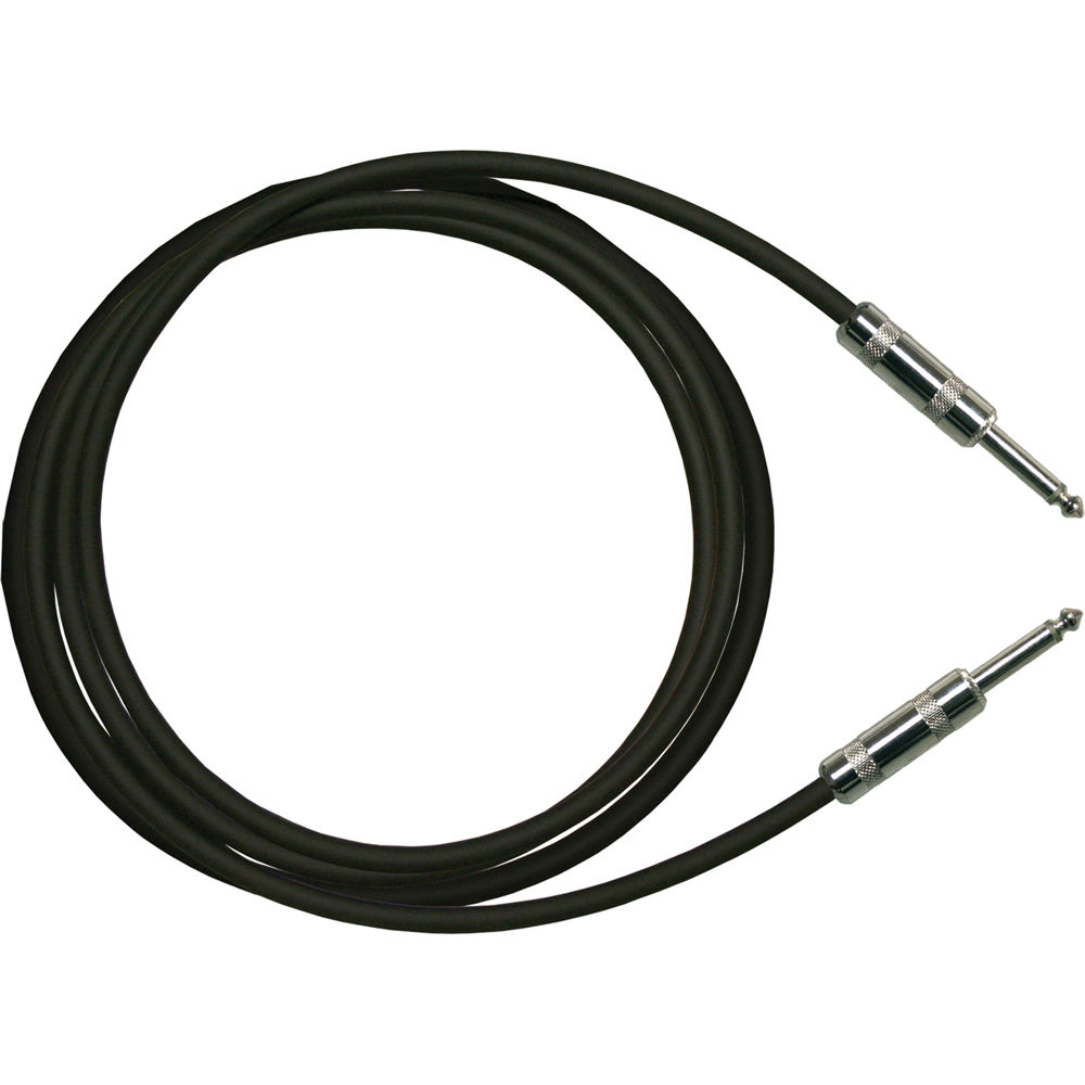 Cable de Instrumento RapcoHorizon G1 1/4 a 1/4"" TS (10', Negro) - Para Hi-Z / Guitarras y Teclados,