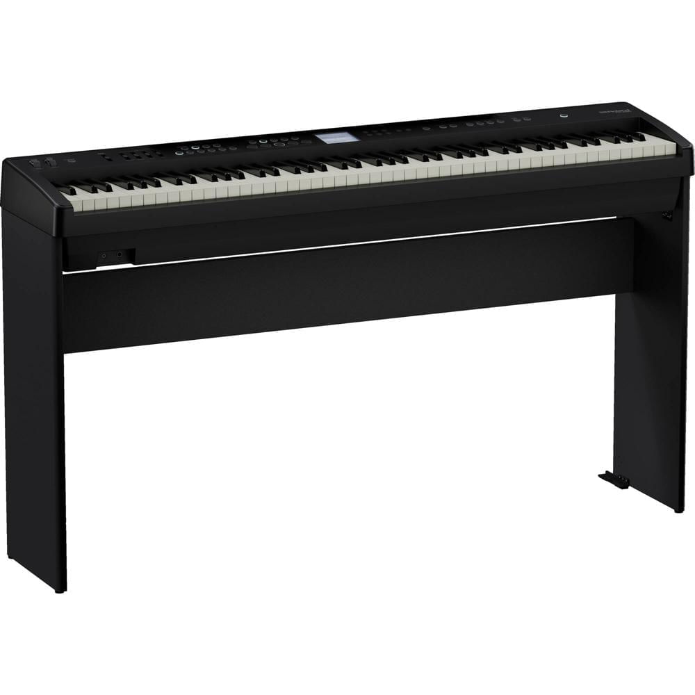 Soporte Personalizado Roland KSFE50 para Piano Digital FP-E50 (Negro) - Diseño Unificado, Altura de