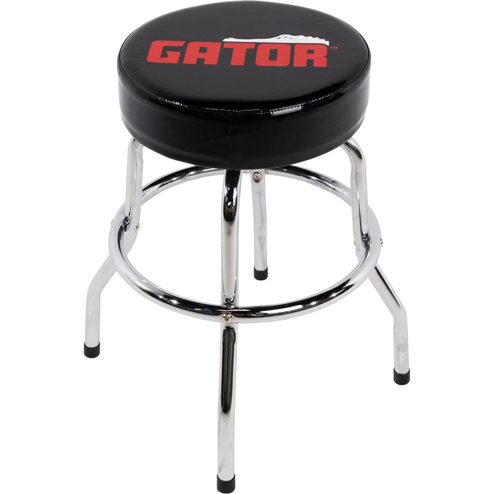 Taburete Giratorio Gator de 24"" con Asiento Acolchado y Logo Grande de Gator - Capacidad de 300 lb,